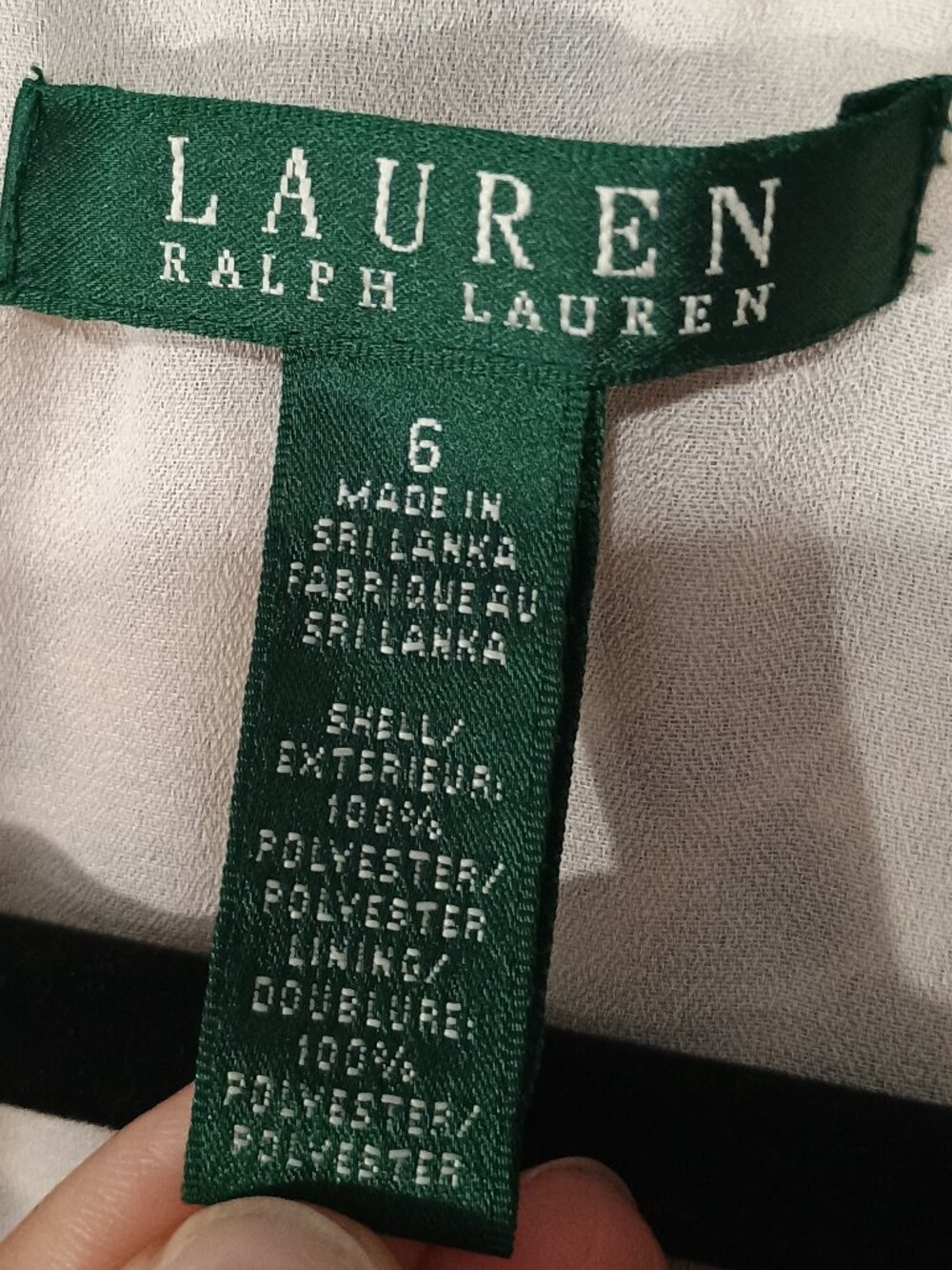 Lauren Ralph Lauren Feather Print Halter Dress Size 6 NWT Brown Ivory Wrap Tie W - Picture 4 of 8